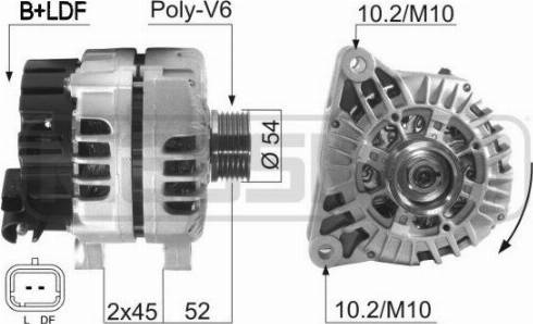 Messmer 210604A - Alternator autospares.lv