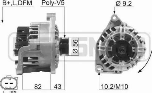 Messmer 210601 - Alternator autospares.lv