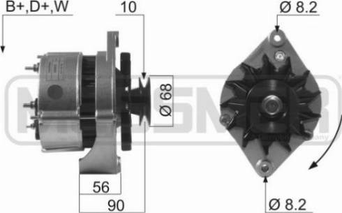 Messmer 210619A - Alternator autospares.lv