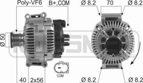 Messmer 210614A - Alternator autospares.lv