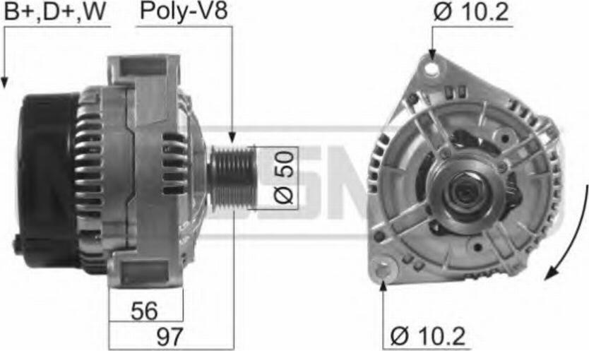 Messmer 210618 - Alternator autospares.lv