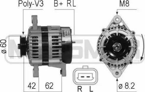 Messmer 210683 - Alternator autospares.lv