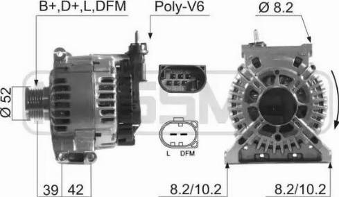 Messmer 210635 - Alternator autospares.lv