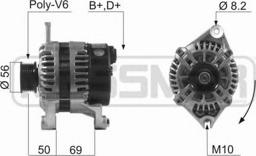 Messmer 210620 - Alternator autospares.lv