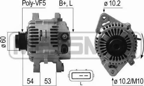 Messmer 210679 - Alternator autospares.lv