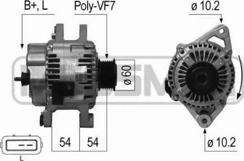 Messmer 210678 - Alternator autospares.lv