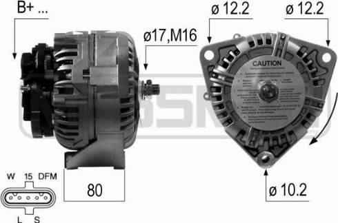 Messmer 210673A - Alternator autospares.lv