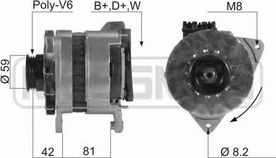 Messmer 210099 - Alternator autospares.lv