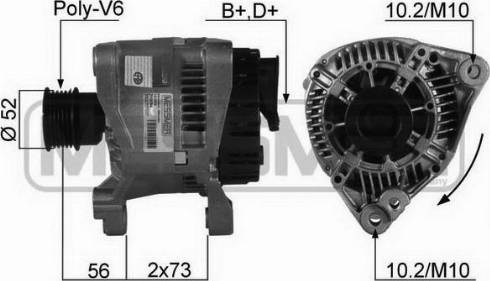 Messmer 210094R - Alternator autospares.lv