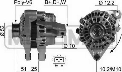 Messmer 210095 - Alternator autospares.lv