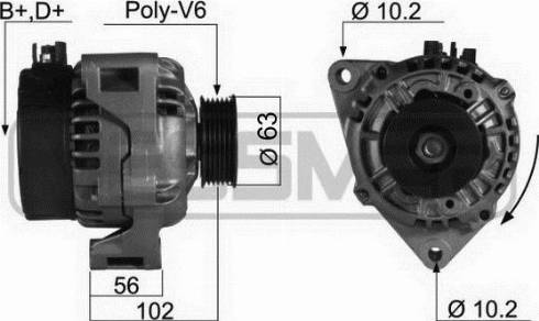 Messmer 210096A - Alternator autospares.lv