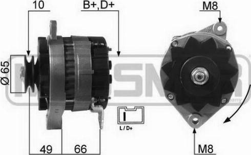 Messmer 210058R - Alternator autospares.lv