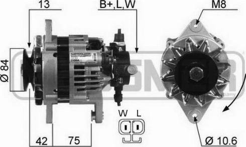 Messmer 210064A - Alternator autospares.lv