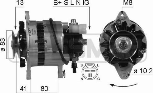 Messmer 210063A - Alternator autospares.lv