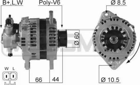 Messmer 210062 - Alternator autospares.lv