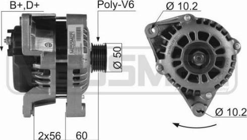 Messmer 210003A - Alternator autospares.lv