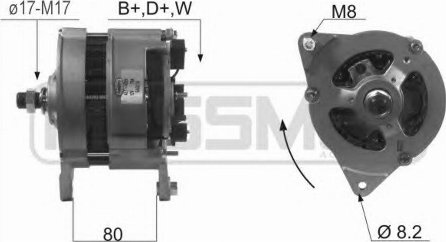 Messmer 210002 - Alternator autospares.lv