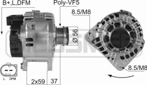 Messmer 210007A - Alternator autospares.lv