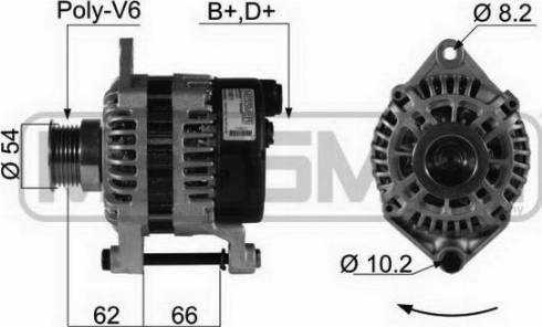 Messmer 210011A - Alternator autospares.lv