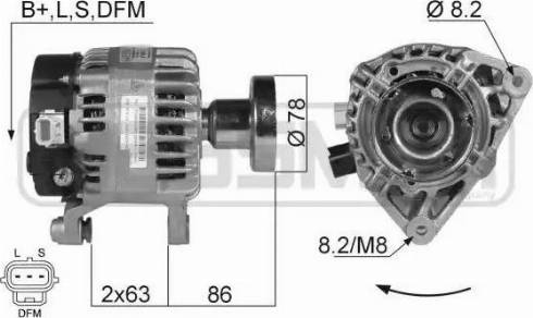 Messmer 210013 - Alternator autospares.lv