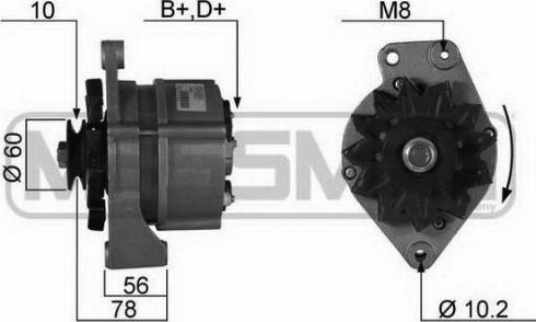 Messmer 210089R - Alternator autospares.lv