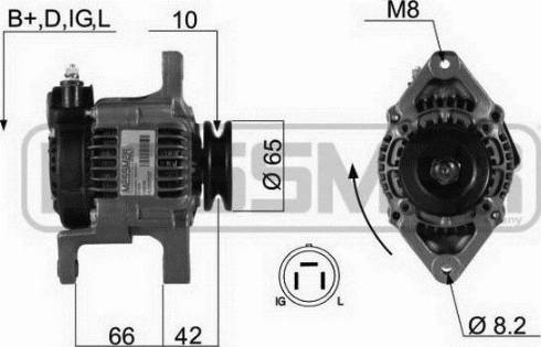 Messmer 210039A - Alternator autospares.lv