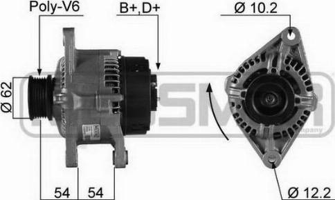 Messmer 210034A - Alternator autospares.lv