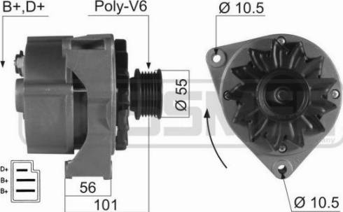 Messmer 210032A - Alternator autospares.lv