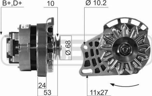 Messmer 210023A - Alternator autospares.lv