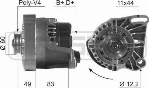 Messmer 210027 - Alternator autospares.lv