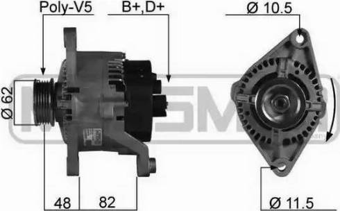 Messmer 210079 - Alternator autospares.lv