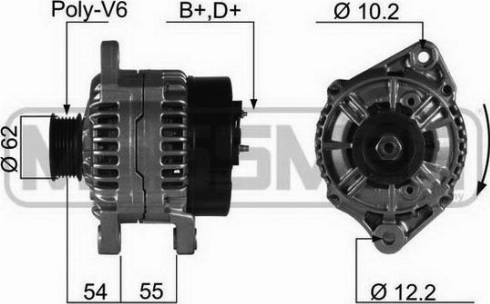 Messmer 210075R - Alternator autospares.lv