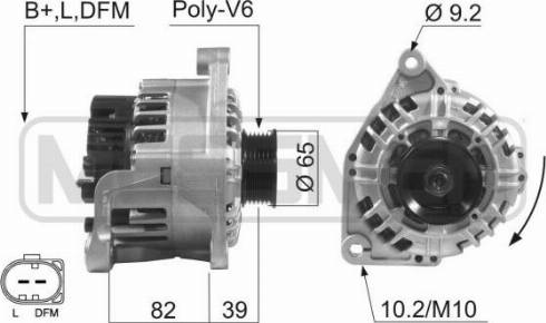 Messmer 210076A - Alternator autospares.lv