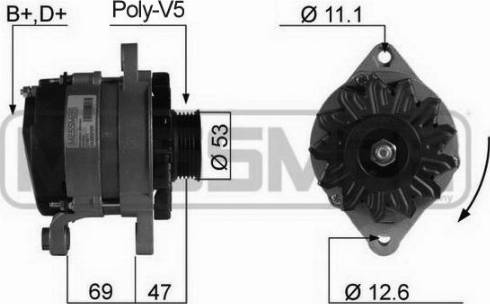 Messmer 210071A - Alternator autospares.lv