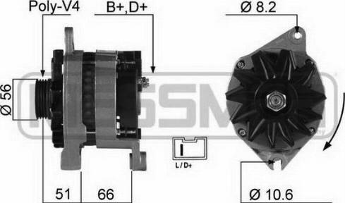 Messmer 210073A - Alternator autospares.lv