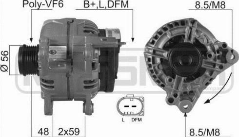 Messmer 210194A - Alternator autospares.lv