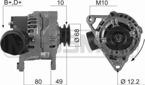 Messmer 210191A - Alternator autospares.lv