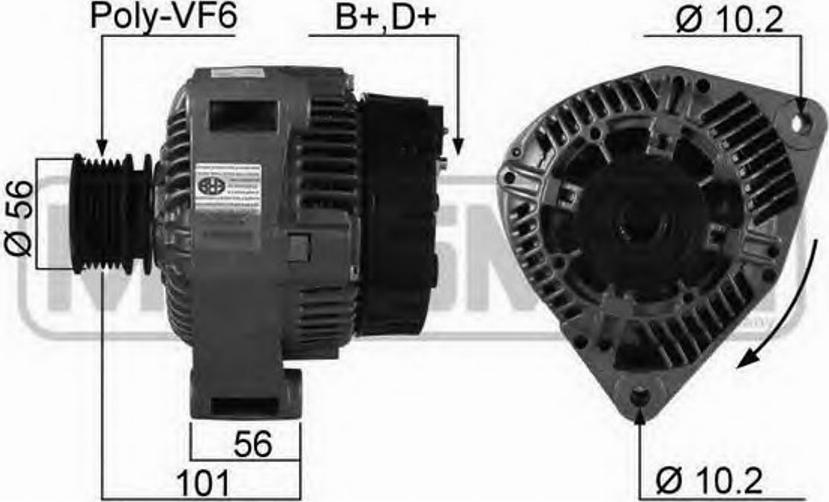 Messmer 210198 - Alternator autospares.lv