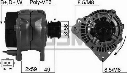 Messmer 210192R - Alternator autospares.lv