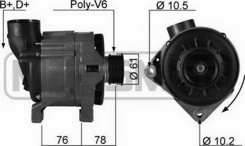 Messmer 210144R - Alternator autospares.lv