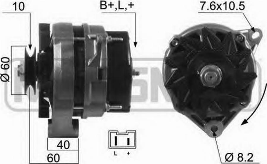 Messmer 210159 - Alternator autospares.lv