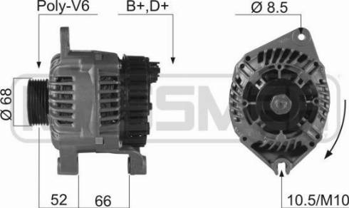 Messmer 210169R - Alternator autospares.lv