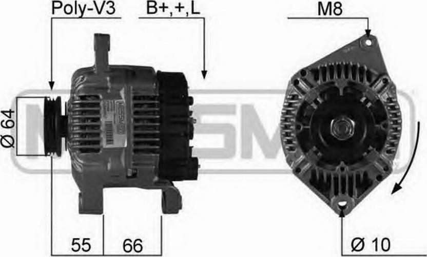 Messmer 210166 - Alternator autospares.lv