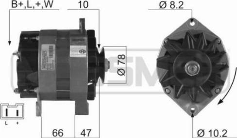 Messmer 210163A - Alternator autospares.lv