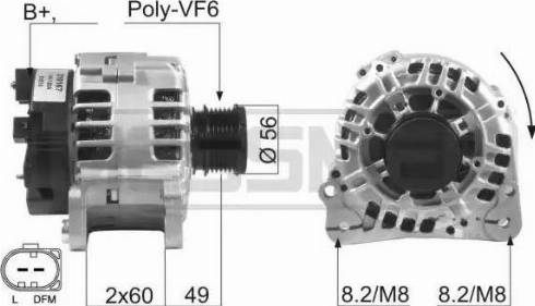 Messmer 210167 - Alternator autospares.lv