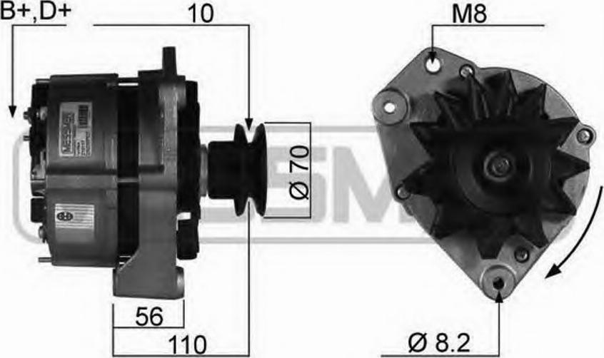 Messmer 210117 - Alternator autospares.lv