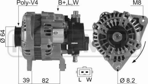 Messmer 210189R - Alternator autospares.lv