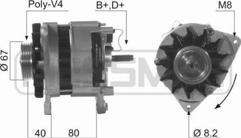 Messmer 210185A - Alternator autospares.lv