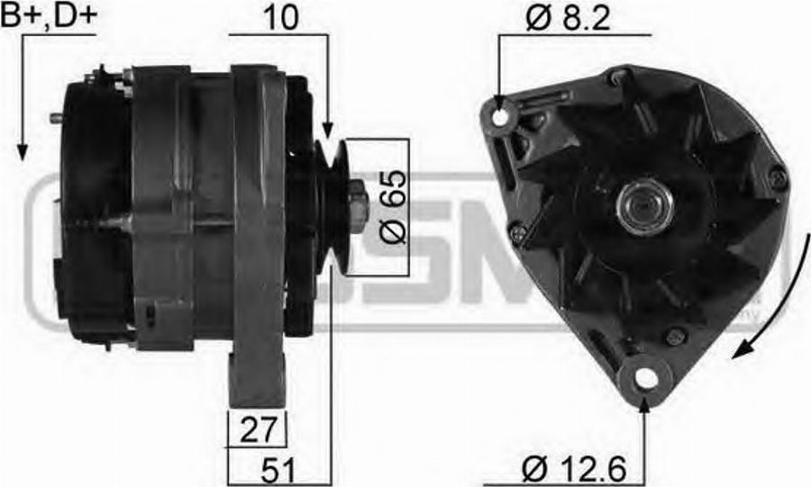 Messmer 210180 - Alternator autospares.lv