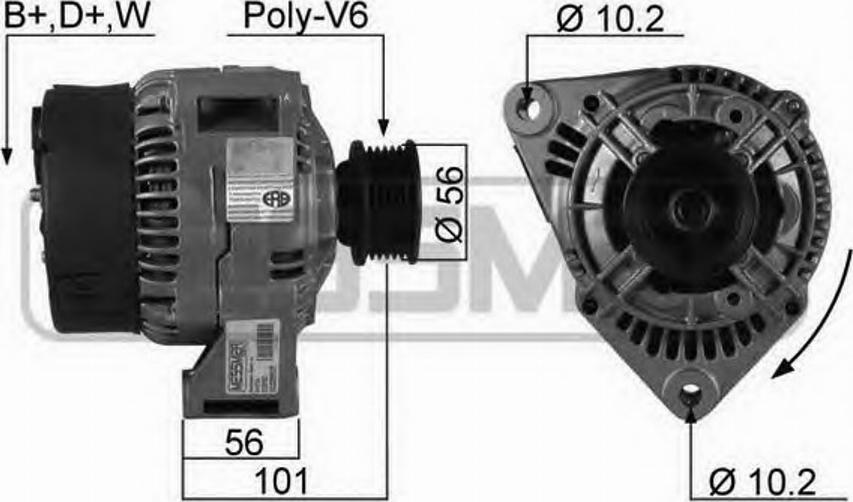 Messmer 210187 - Alternator autospares.lv